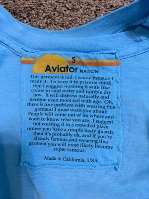Aviator Nation T-Shirt size small thumbnail 3