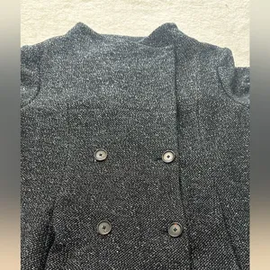 LOFT Black Blazer with Wide Lapel and Asymmetrical Closure thumbnail 15