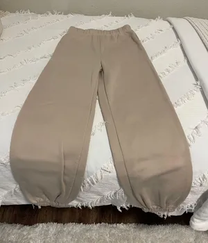 SheIn Cream Sweatpants thumbnail 1