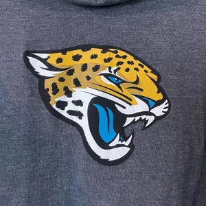 Jacksonville Jaguars Majestic Charcoal Great Play Pullover Hoodie thumbnail 9