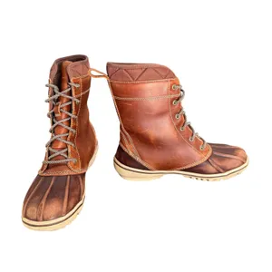 LL Bean‎ Tek 2.5 Leather Duck Boots Brown Waterproof Lace Up Women SiE 7.5 thumbnail 2