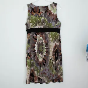 Dressbarn Womens Floral Sleeveless Babydoll Dress 14 Forest Fairy Goblincore Y2K thumbnail 7