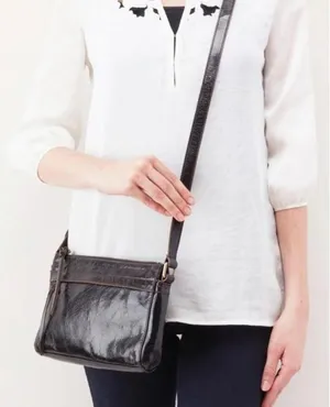 Hobo International Tobey Crossbody bag glazed leather. thumbnail 2