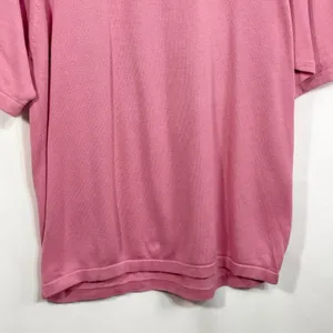 Brooks Brothers‎ Small Top Cotton Knit Short Sleeve Crew Neck Pink 1377 thumbnail 6