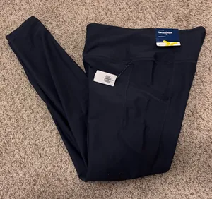 NWT Women’s Navy Athletic Leggings thumbnail 1