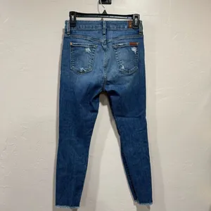 7 for all mankind the high waist ankle skinny jeans size 26 thumbnail 5