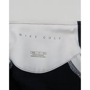 Nike Golf Navy Blue Waffle Knit Full Zip Vest Womens Small White Trim‎ thumbnail 3