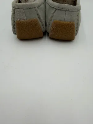 Predictions Men’s Light Gray Suede Penny Loafers Size 7.5 Moc Toe Slip On thumbnail 5