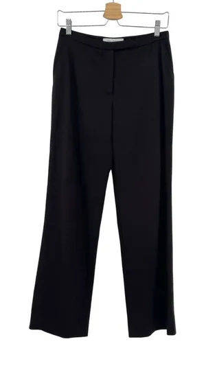 MaxMara Trouser Dress Pants‎ Wool Back Zip Pockets Brown Size US 4 thumbnail 1