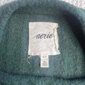 Aerie Women's Size Small Teal Blue Pullover Sweater‎ Oversized Comfy Blanket thumbnail 3