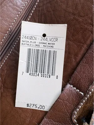 Authentic Vintage Brahmin Brown Leather Satchel Handbag – Lucky Penny Included thumbnail 4