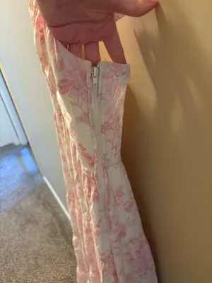 Francesca's Maxi Dress Floral Pink thumbnail 3