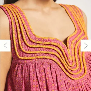 Anthropologie Let Me Be Swing Tunic Dress in Pink thumbnail 3