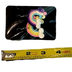 Artisan Whimsical Rainbow‎ Dangle Earrings thumbnail 4