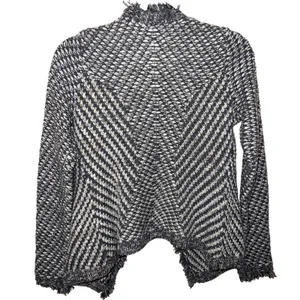 Anthropologie Angel of the North Tipperary Knit Sweater Jacket‎ Gray Small EUC thumbnail 8
