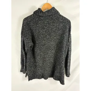 Eddie Bauer Cowl Neck Thick Knit Marled Lounge Sweater Size XL thumbnail 4