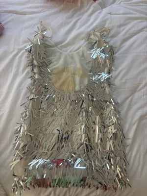 White Fox Boutique Sequin Dress Silver thumbnail 4