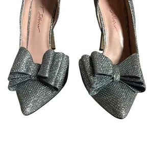 NWOB Betsey Johnson Womens Prince DOrsay Pumps Pewter Size 8 thumbnail 2