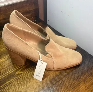 Joie tan heeled loafers size 8.5 thumbnail 1
