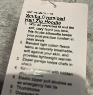 Lululemon Scuba Hoodie Jacket Half Zip thumbnail 3