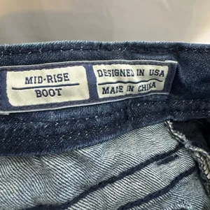 Miss Me Mid Rise Bootcut Jeans 31 Embellished Flap Pockets thumbnail 8