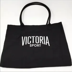 Victoria’s Secret Sport Black Logo Tote Gym Bag Carryall NWOT Limited Edition thumbnail 2