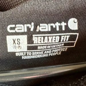 Carhartt Clarksburg Crewneck Pullover Sweatshirt size XS Black Gray thumbnail 4
