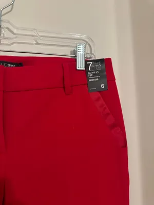 NWT New York & Co Red Trousers thumbnail 2
