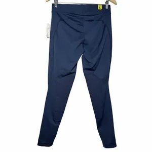 Kerrits Flow Rise Riding Tights Women L Navy Knee Patch Equestrian NWT 50200 thumbnail 2