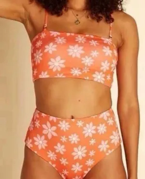 NWOT Reversible Billabong Floral Bikini set (Out West Dreamin) thumbnail 1