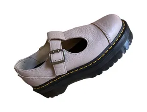 Dr. Martens Womens Size 9 Bethan Mary Jane Platform Pink Cream Unisex Mens 8 thumbnail 1