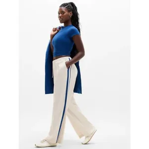 New Athleta MVP SIde Strip Track Pant 2X Plus Maritime/Bone thumbnail 6