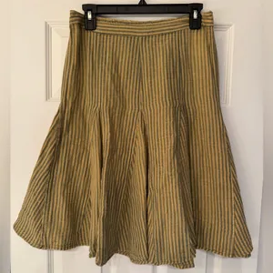 Free People Candace Midi Skirt Iced Coffee Overdye Women’s Tan Size Small thumbnail 4