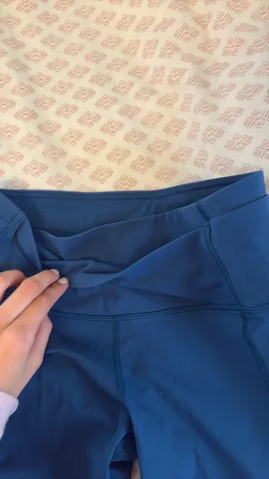Navy Lululemon Capri Leggings thumbnail 5
