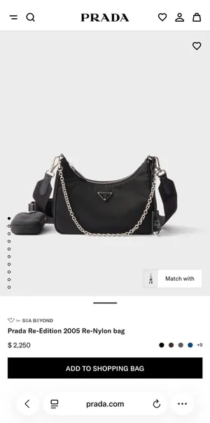 Prada Re-Edition 2005 Re-Nylon bag thumbnail 10