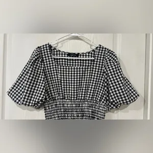 FINAL PRICE NWOT Lea & Viola Checkered Midi Dress thumbnail 3