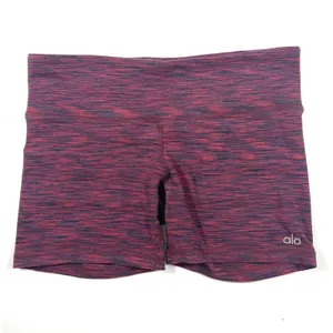 Alo Yoga Big Waves Short Small Garnet Space Dye Yoga Shorts Pilates Barre Gym thumbnail 2