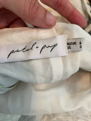 Petal & Pup Midi Dress Satin Floral thumbnail 6