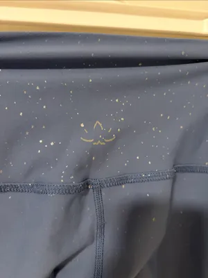 Beyond Yoga Baby Blue Silver Sparkly Leggings thumbnail 4