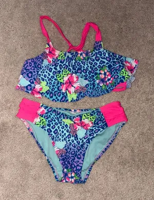 Bathing suit set Blue Size XS thumbnail 1