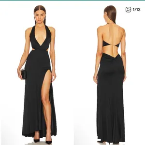 Michael Costello x REVOLVE Cosmo Gown‎ in Black Size S thumbnail 2