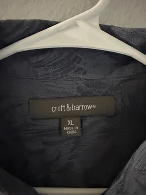 Croft & Barrow Men’s short sleeve button up shirt thumbnail 2