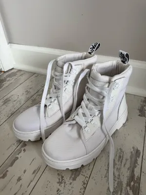 Dr. Martens White Boots thumbnail 6