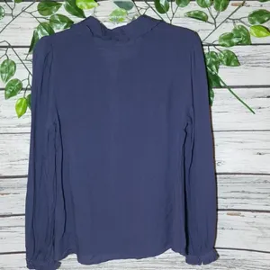 ModCloth button down collared ruffle cuffed Medium thumbnail 7