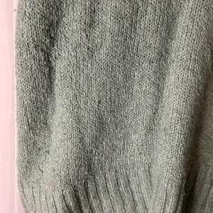 Free People Light Green Knit Sweater Over Sized thumbnail 6