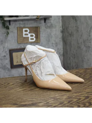 NWT Aldo Womens Kymmberly Strappy Pointed Toe Heels 14028467 Cream Brown 7B thumbnail 8