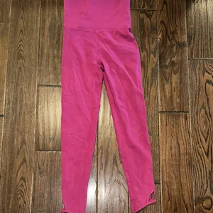 FREE PEOPLE movement pink leggings size xSmall thumbnail 3