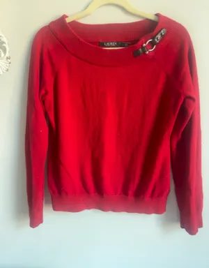 Ralph Lauren Red Sweater thumbnail 1