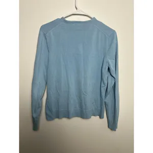 Lands' End Sweater WM SM 6-8 Blue Button Front Cardigan Knit Long Sleeve thumbnail 4