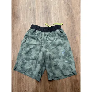 Asics Womens Green Tie‎ Dye Grid Running Shorts Reflective Size Small Activewear thumbnail 2